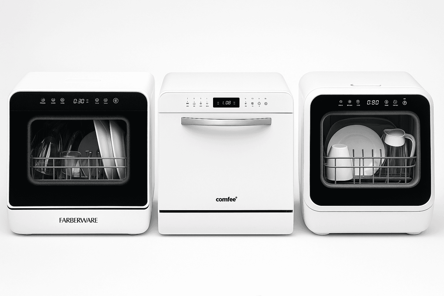 Best Countertop Dishwashers in 2025: Farberware vs COMFEE’ vs NOVETE Compared