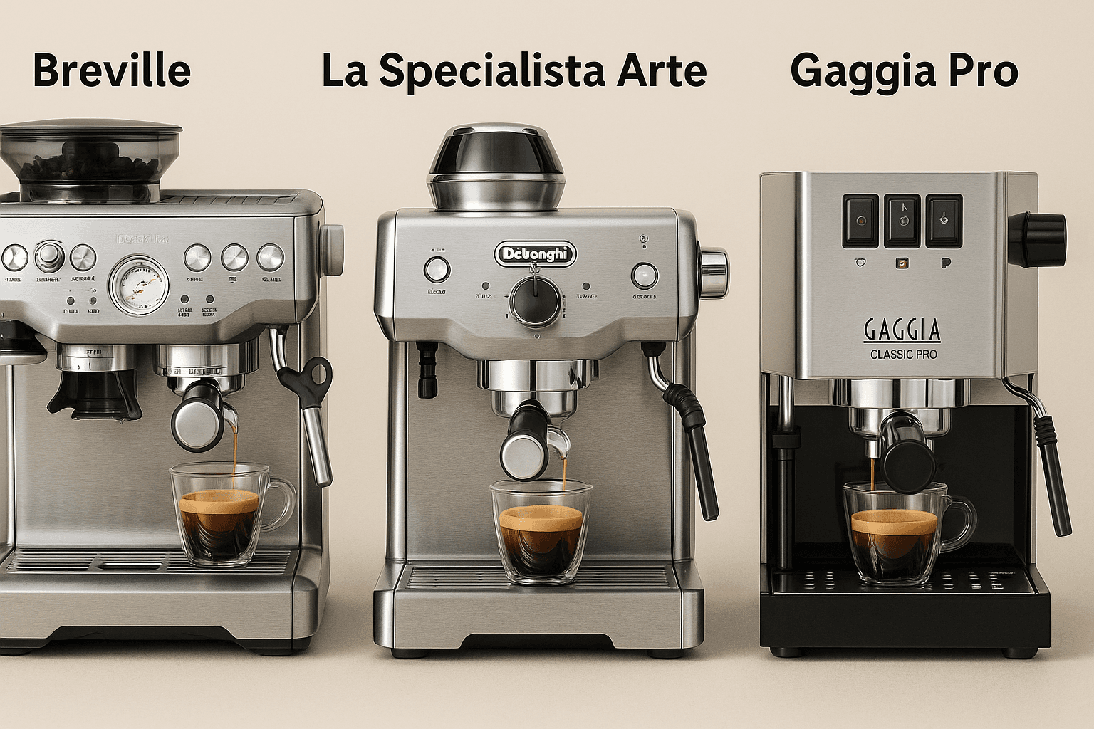 Best Espresso Machines in 2025: Top 3 Compared